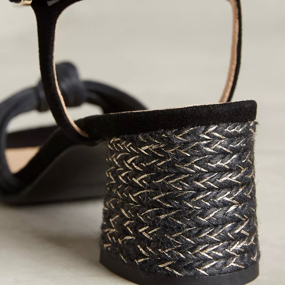 Anthropologie Castaner Mar-Knot Block heels Size 37/US 6.5 - Picture 3 of 15